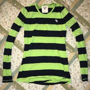 Abercrombie & Fitch Long Sleeve Striped T Shirt